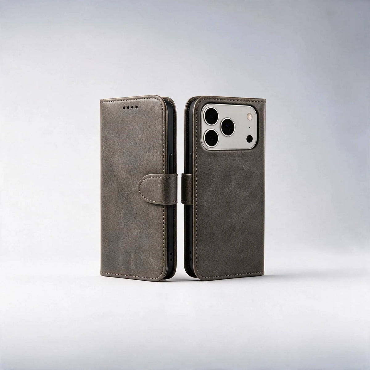 iPhone 18/17 Series Book Flip Case Leather Wallet