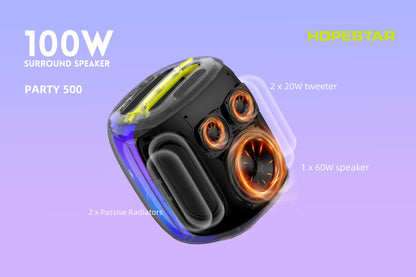 Hopestar Party 500 Wireless Party Speaker with Stand