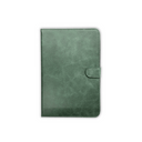 iPad 10/10.9 2022 Book Flip Case Green Leather Wallet with Magnetic Closure