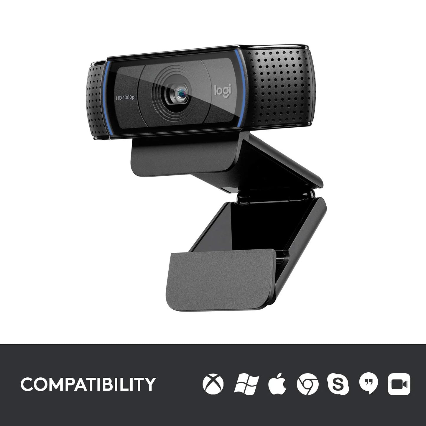 Logitech C920 PRO HD Webcam - Full HD 1080p/30FPS Video Calling