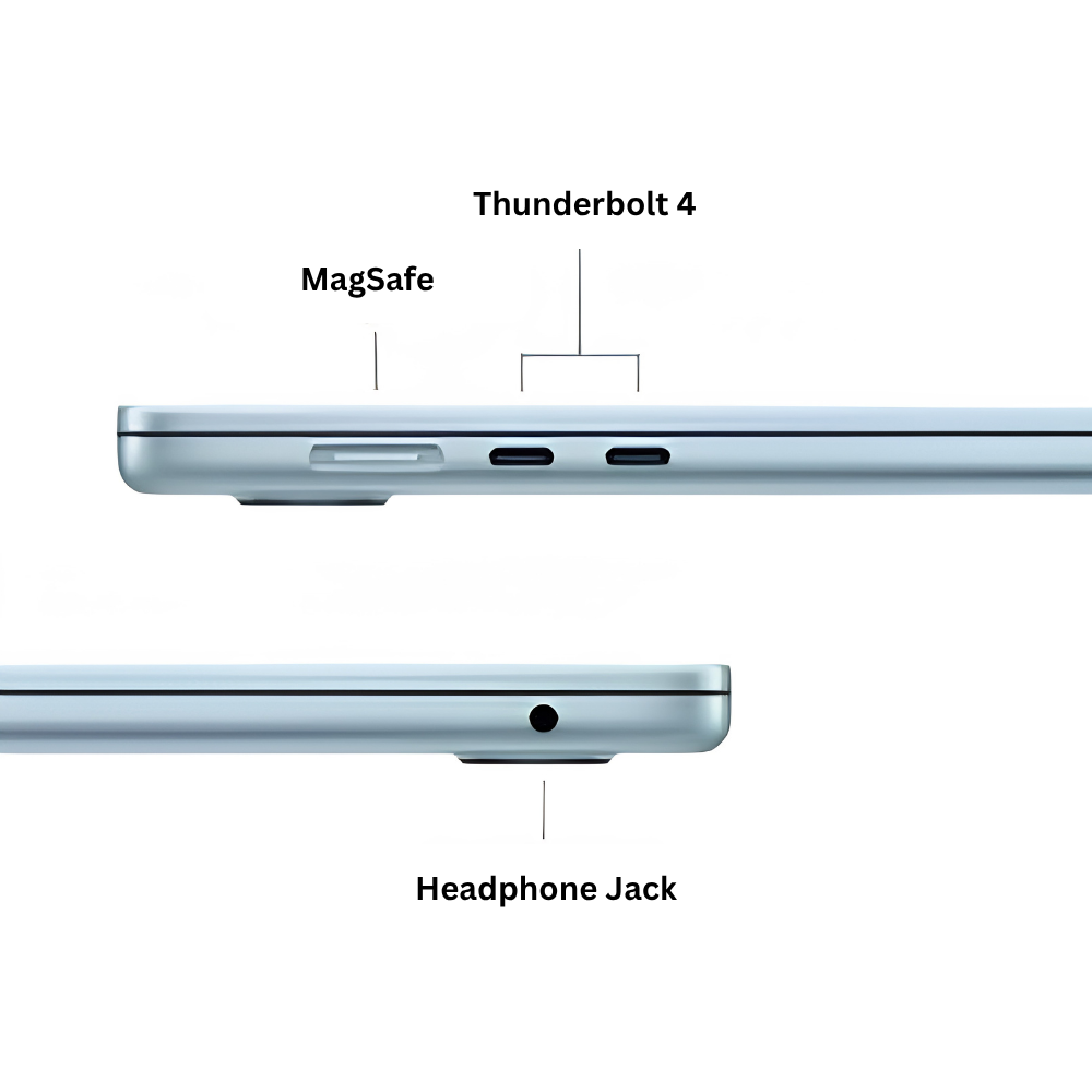 MacBook Air M4 2025 15'' - Grade A, Sky Blue, 256GB/16GB