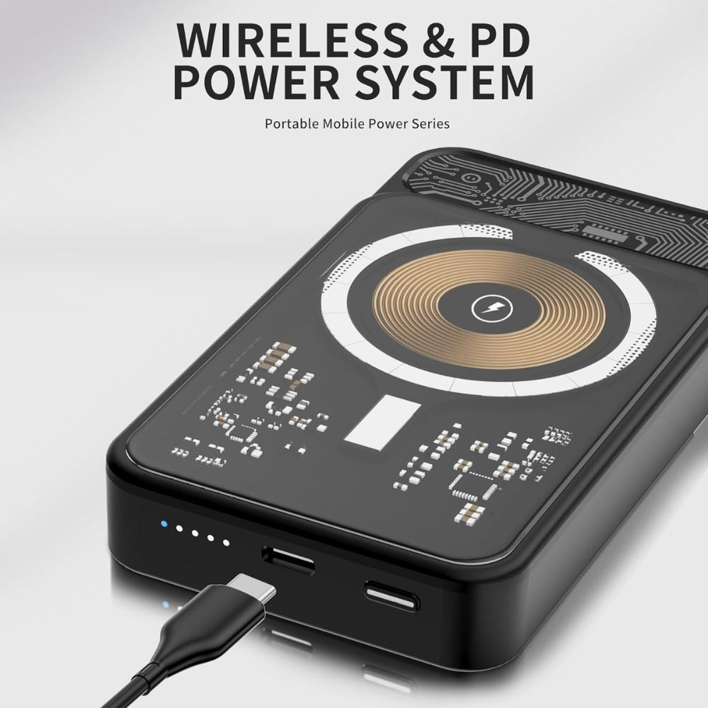 Magnetic MagSafe Wireless Charging Power Bank 10000 mAh VD-PB015