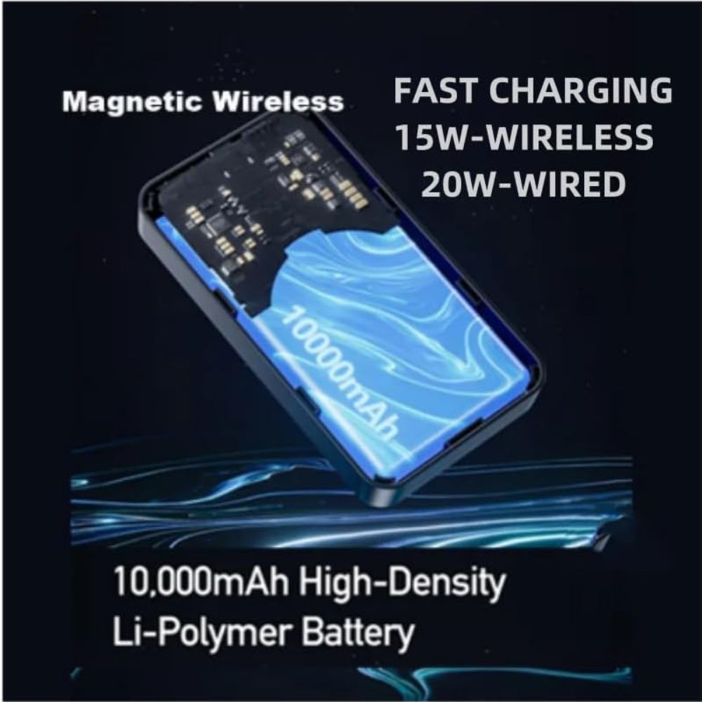Magnetic MagSafe Wireless Charging Power Bank 10000 mAh VD-PB015