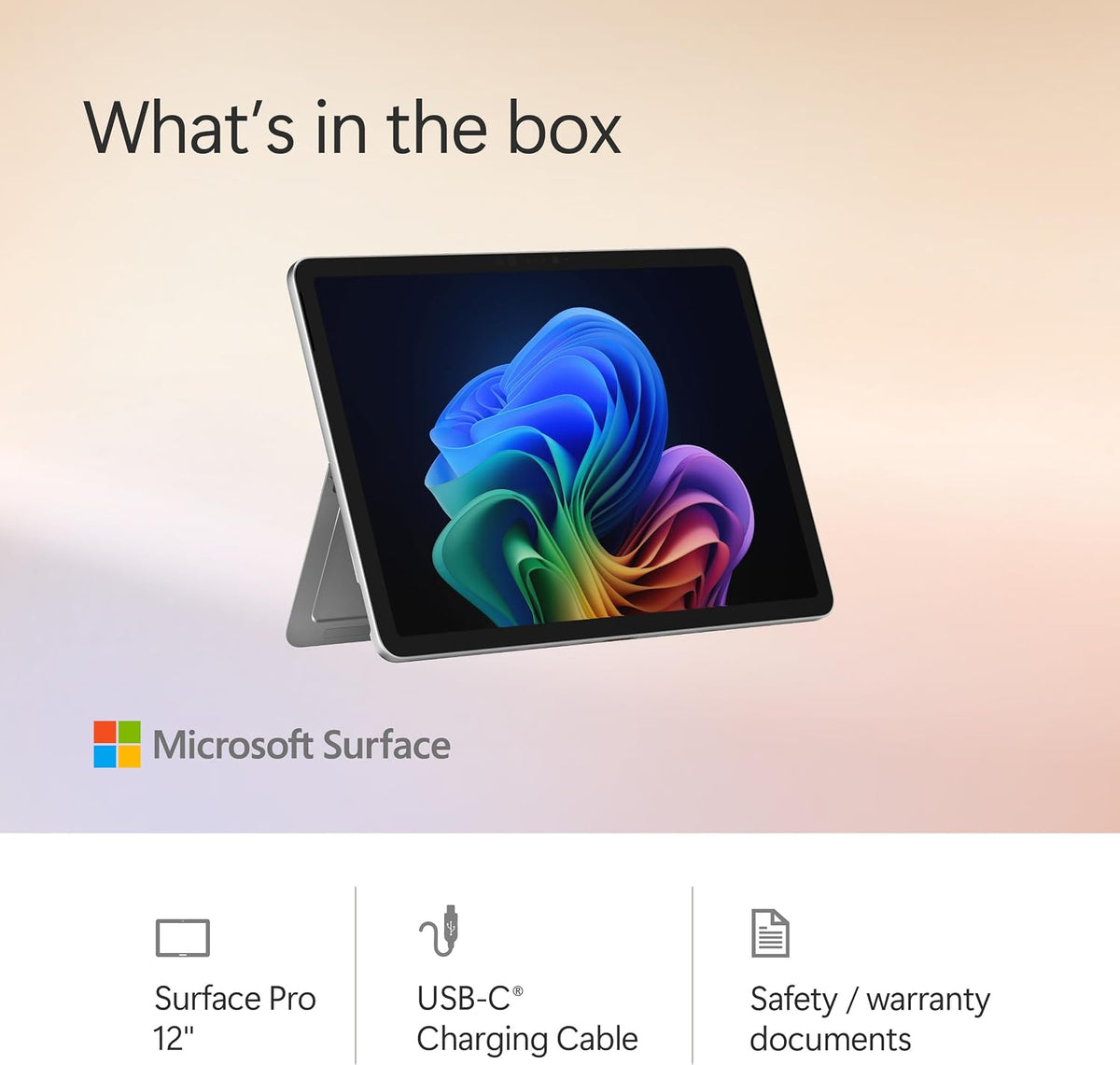 Microsoft Surface Pro 12" 1st Edition - New Sealed, Platinum, 256GB/8GB