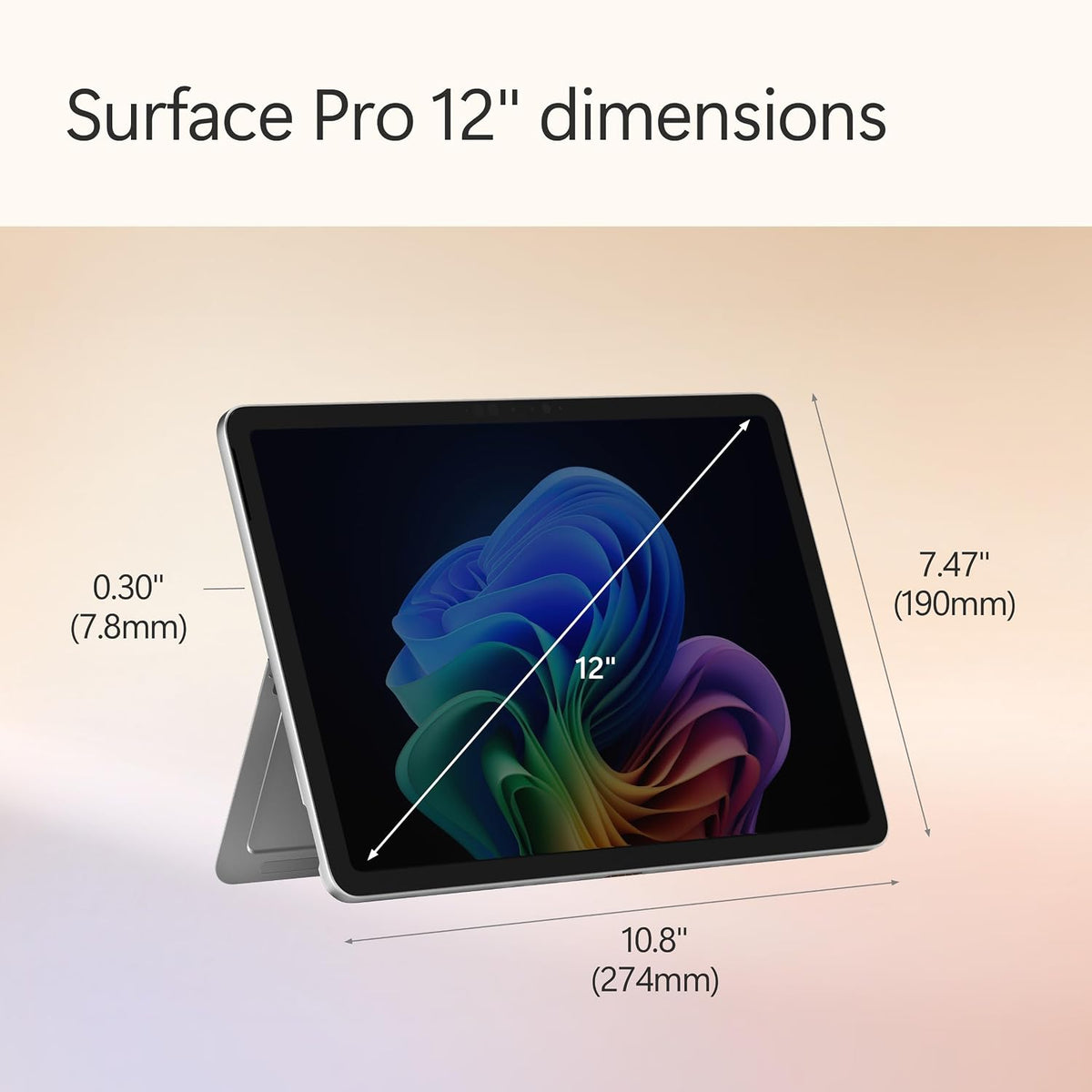 Microsoft Surface Pro 12" 1st Edition - New Sealed, Platinum, 256GB/8GB