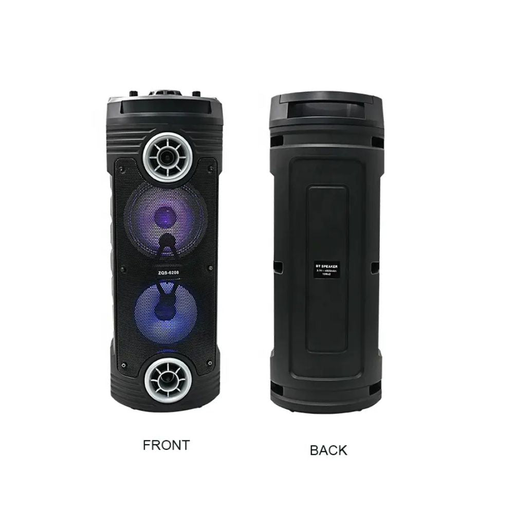 party speaker​ bluetooth front and back