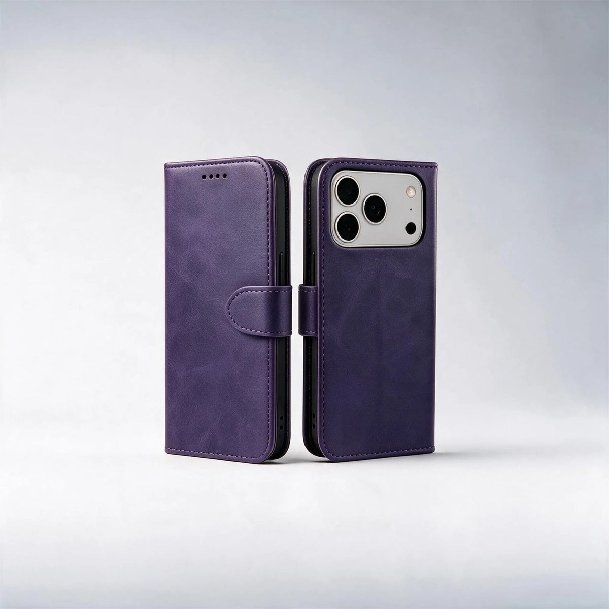 iPhone 18/17 Series Book Flip Case Leather Wallet