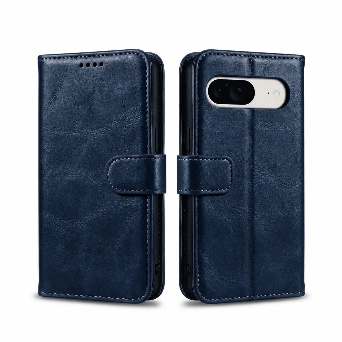 Google Pixel 11 / 10 / 10 Pro Book Flip Case Leather Wallet with Magnetic Closure