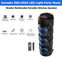 Wireless Bluetooth Outdoor-Party-Karaoke Portable Speaker ZQS8302