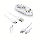 Samsung Genuine A to Type C White Charging Data Cable 1M