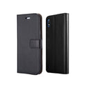 Samsung Galaxy A20e Book Flip Case Black Leather Wallet