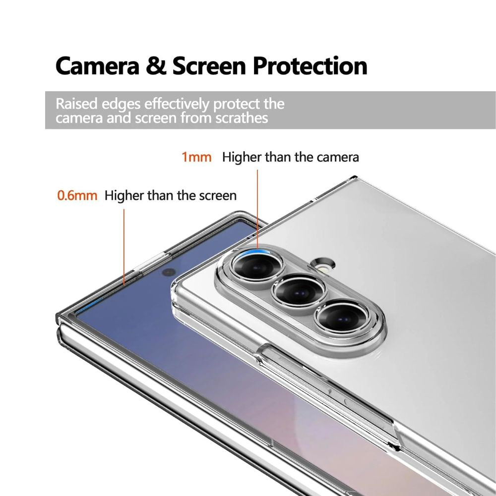 Samsung Galaxy Z Fold 7 Clear Silicone Gel Case