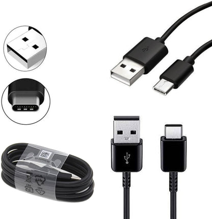 Samsung Genuine USB A to Type C 1.2M Charging Data Cable Black