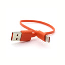 USB A to USB C Orange Fast Data Charging Cable1M 60W