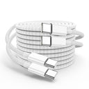 USB Type C to C Braided Data Charging Cable 1M 30W (AAA) for iPhone, Samsung, Macbooks