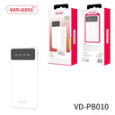 3 in 1 Portable Power Bank 10000mAh Fast Charging 4 Cables VD-PB010