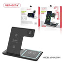 3-in-1 Wireless Charging Station – Fast, Efficient & Multi-Device Compatible | VD-WLC001