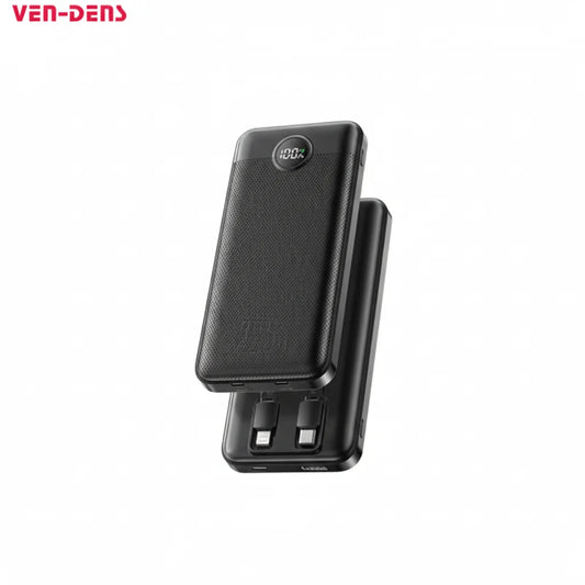 Portable Power Bank 10000mAh – 2 in 1 Fast Charger with 2 Cables