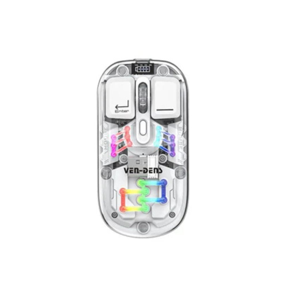 Wireless Mouse Bluetooth / USB Transparent Design VD-MS010