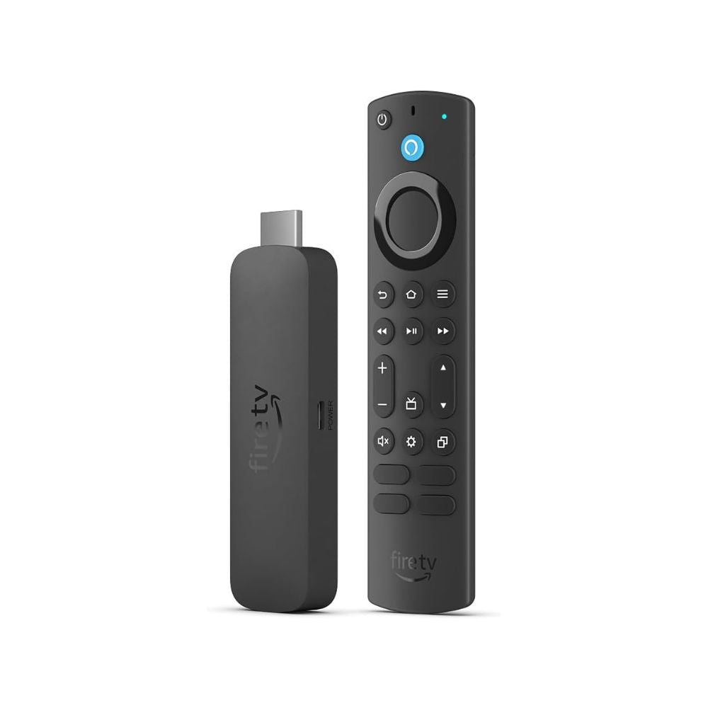 Fire TV Stick 4K Max plugged into TV HDMI port
