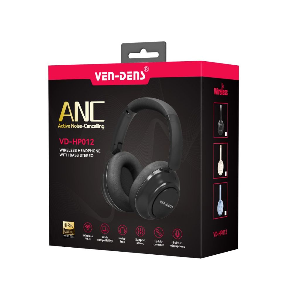 ANC Wireless Headphones – Active Noise Cancellation & 40H Playtime