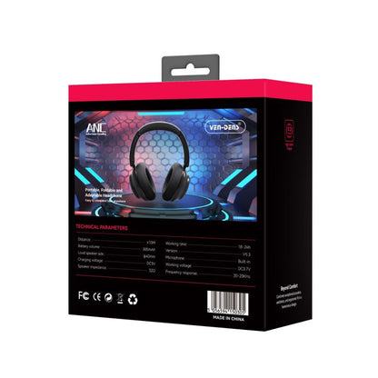 ANC Wireless Headphones – Active Noise Cancellation & 40H Playtime