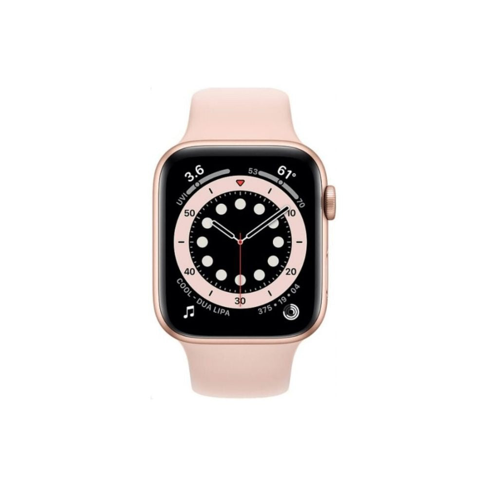 Apple Watch Series 6 Cellular Grade C Gold Aluminum 44mm front view