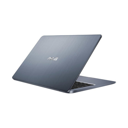 Front view of Asus E406M 14″ Laptop like new in brushed-metal finish