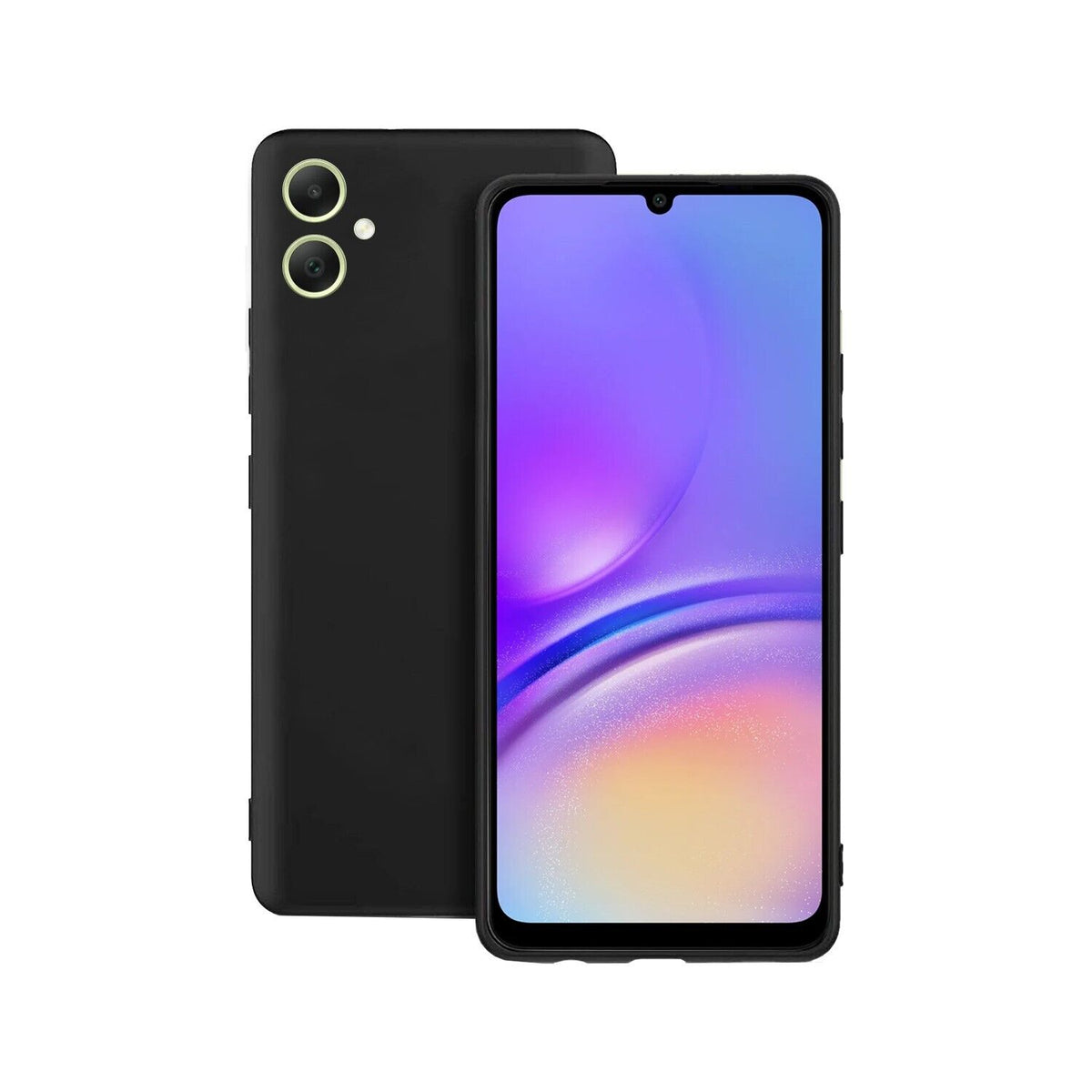 Samsung Galaxy A05 Black Silicone Gel Case image 1