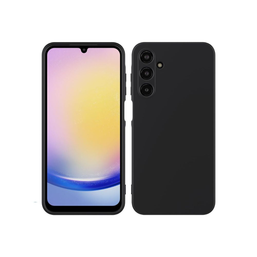 Samsung Galaxy A25 Black Silicone Gel Case image 0