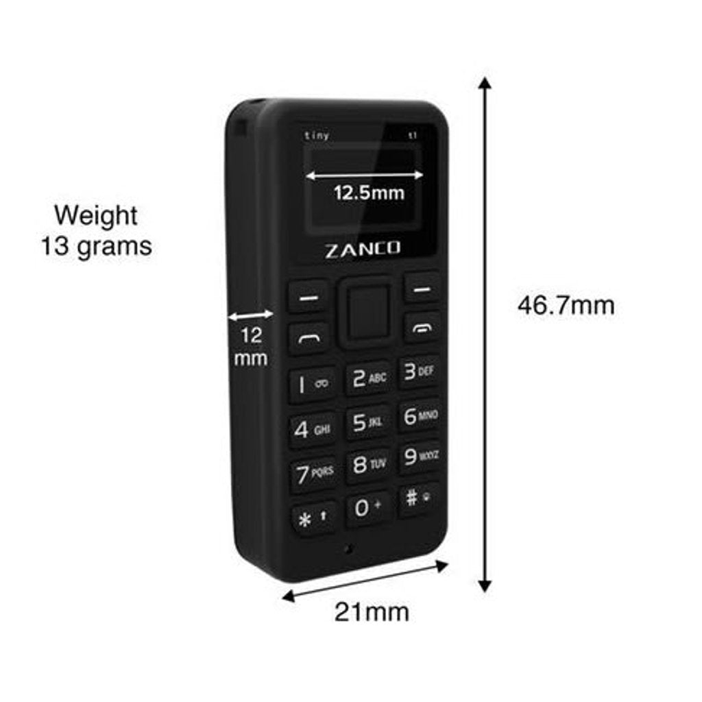 Zanco Tiny T1 - World's Smallest Phone