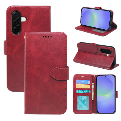 Samsung Galaxy A36/A56 Book Flip Case Leather Wallet