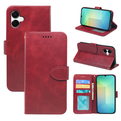 Samsung Galaxy A06 5G Book Flip Case Leather Wallet