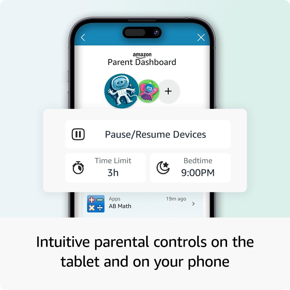 Back of Fire HD 10 Kids Pro showing kid-proof bumper