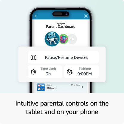 Fire HD 10 Kids Pro Purple packaging and accessories