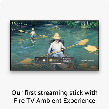 Fire TV Stick 4K Max plugged into TV HDMI port