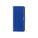 Google Pixel 7 Book Flip Case Blue Leather Wallet with Magnetic Closure