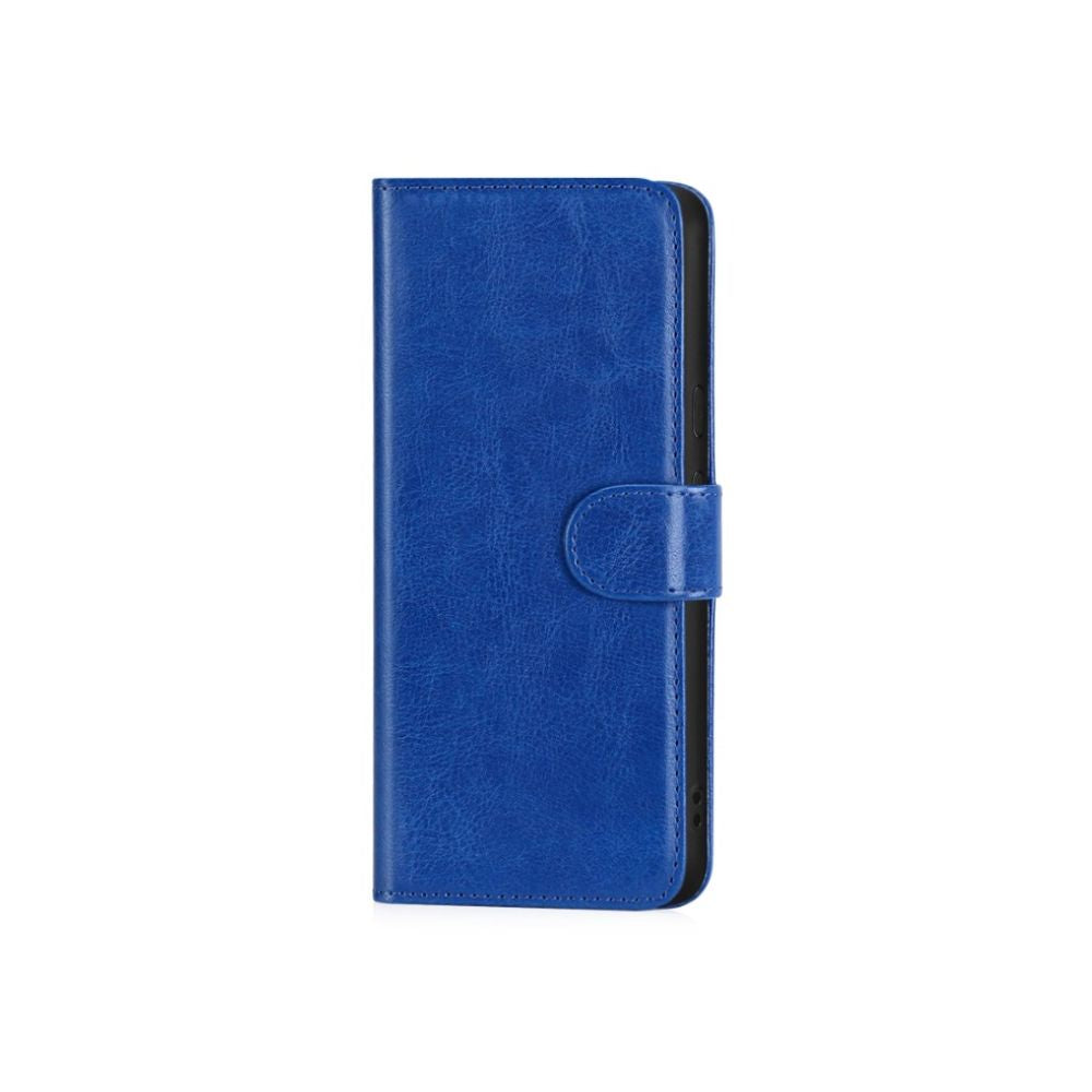 leather wallet blue side