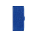 Google Pixel 7 Book Flip Case Blue Leather Wallet with Magnetic Closure