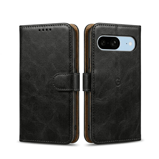 Google Pixel 10 Pro XL Book Flip Case Leather Wallet