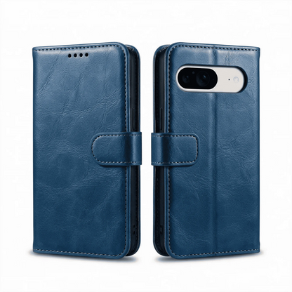 Google Pixel 11 / 10 / 10 Pro Book Flip Case Leather Wallet with Magnetic Closure