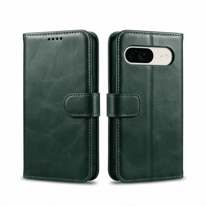 Google Pixel 11 / 10 / 10 Pro Book Flip Case Leather Wallet with Magnetic Closure