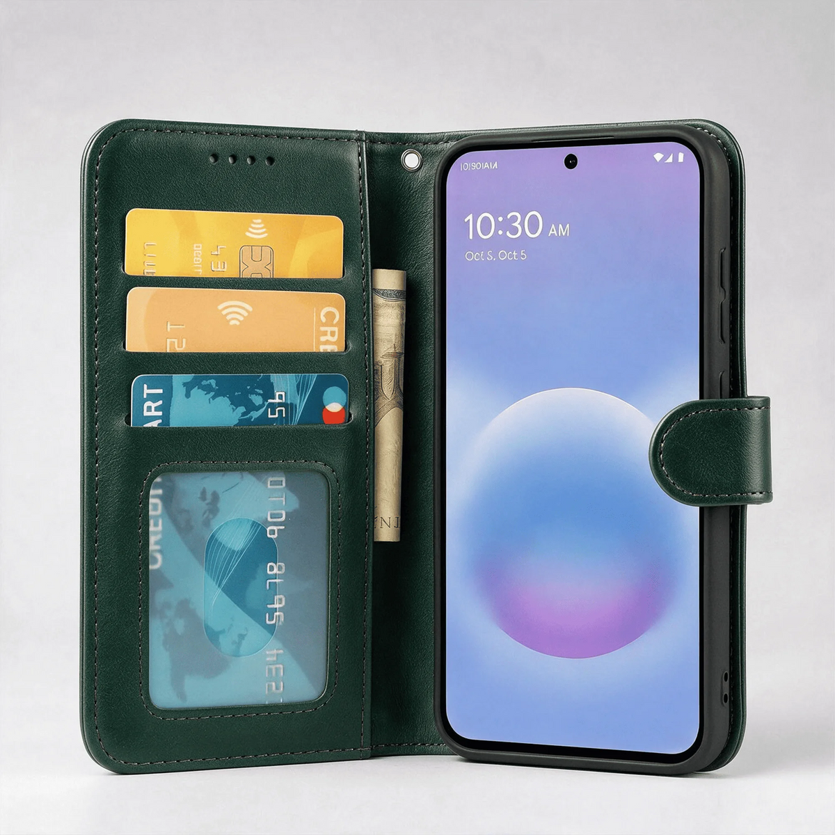 Google Pixel 11 Pro / 11 Pro XL Book Flip Case Leather Wallet
