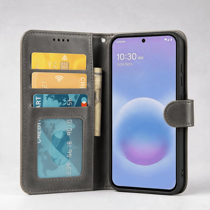 Google Pixel 11 Pro / 11 Pro XL Book Flip Case Leather Wallet