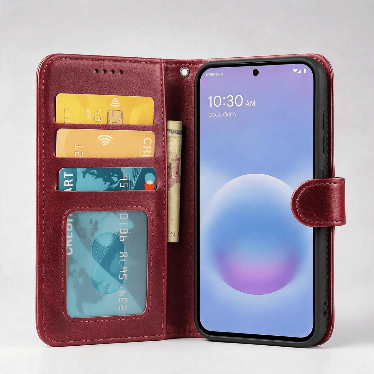 Google Pixel 11 Pro / 11 Pro XL Book Flip Case Leather Wallet