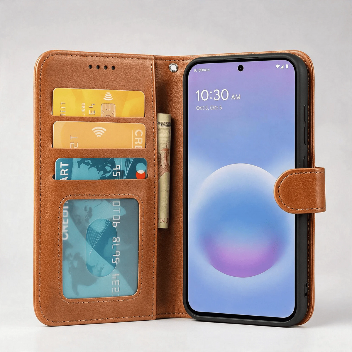 Google Pixel 11 Pro / 11 Pro XL Book Flip Case Leather Wallet