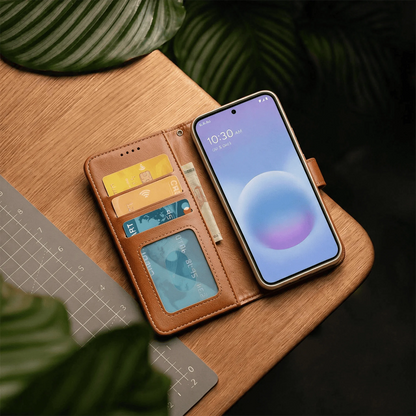 Google Pixel 11 Pro / 11 Pro XL Book Flip Case Leather Wallet