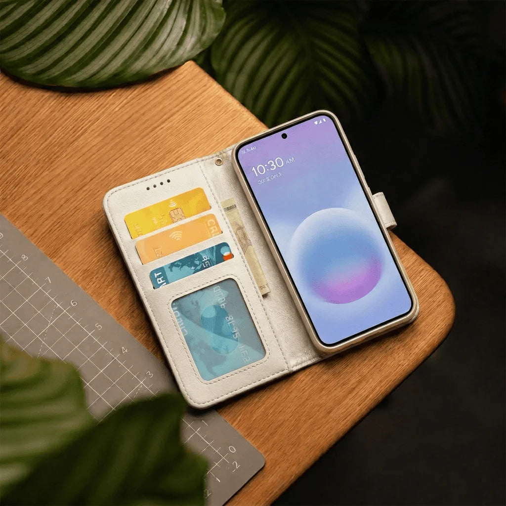 Google Pixel 8a Book Flip Leather Wallet Case