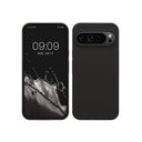 Google Pixel 9 / 9 Pro Black Silicone Gel Case – Soft Shockproof Cover