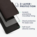 Google Pixel 9 / 9 Pro Black Silicone Gel Case – Soft Shockproof Cover